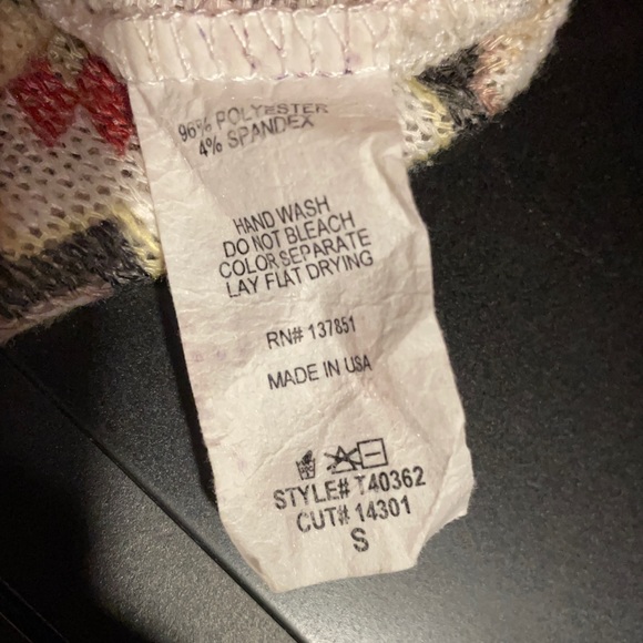 Beige Elephant Pattern Top - Picture 7 of 7